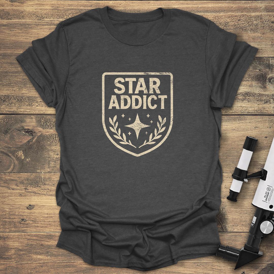 Star Addict Emblem - Dark heather T-Shirt