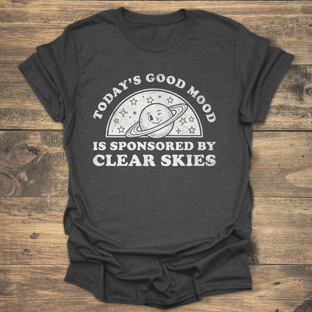 Clear Skies Good Mood - Dark heather T-Shirt