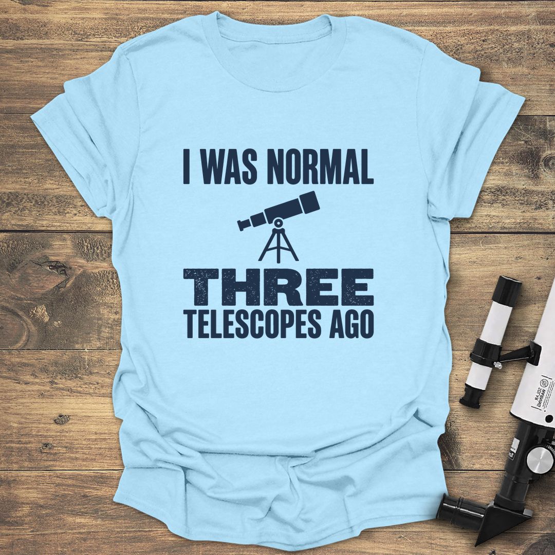 I Was Normal - Light Blue T-Shirt