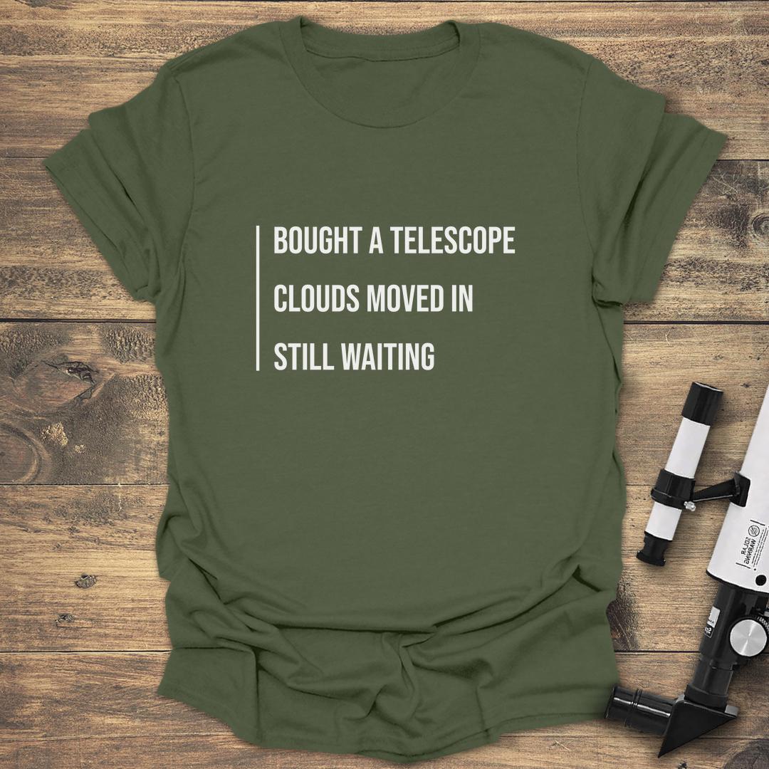 Telescope Waiting List - Military Green T-Shirt