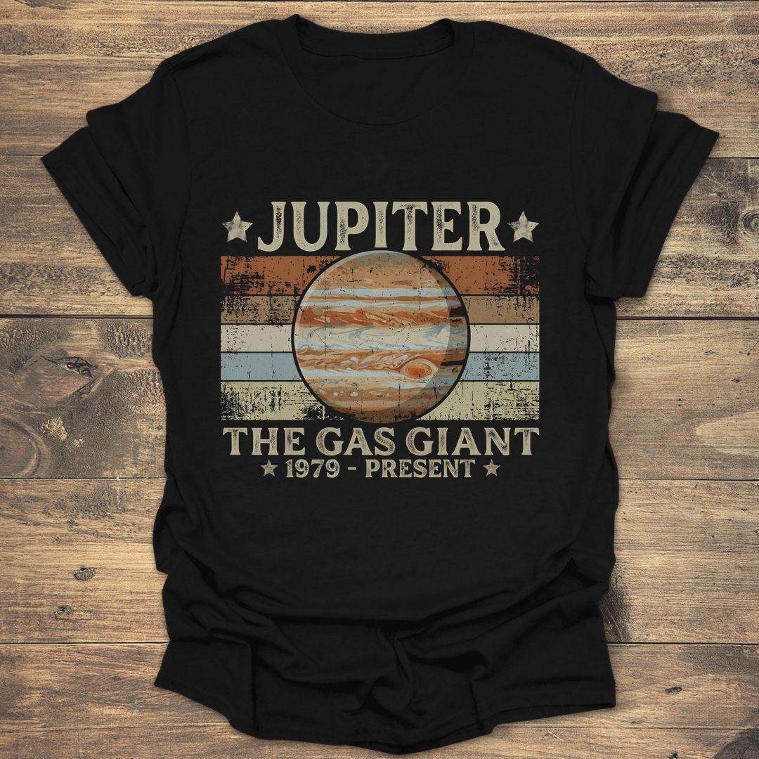 Jupiter The Gas Giant - Black T-Shirt