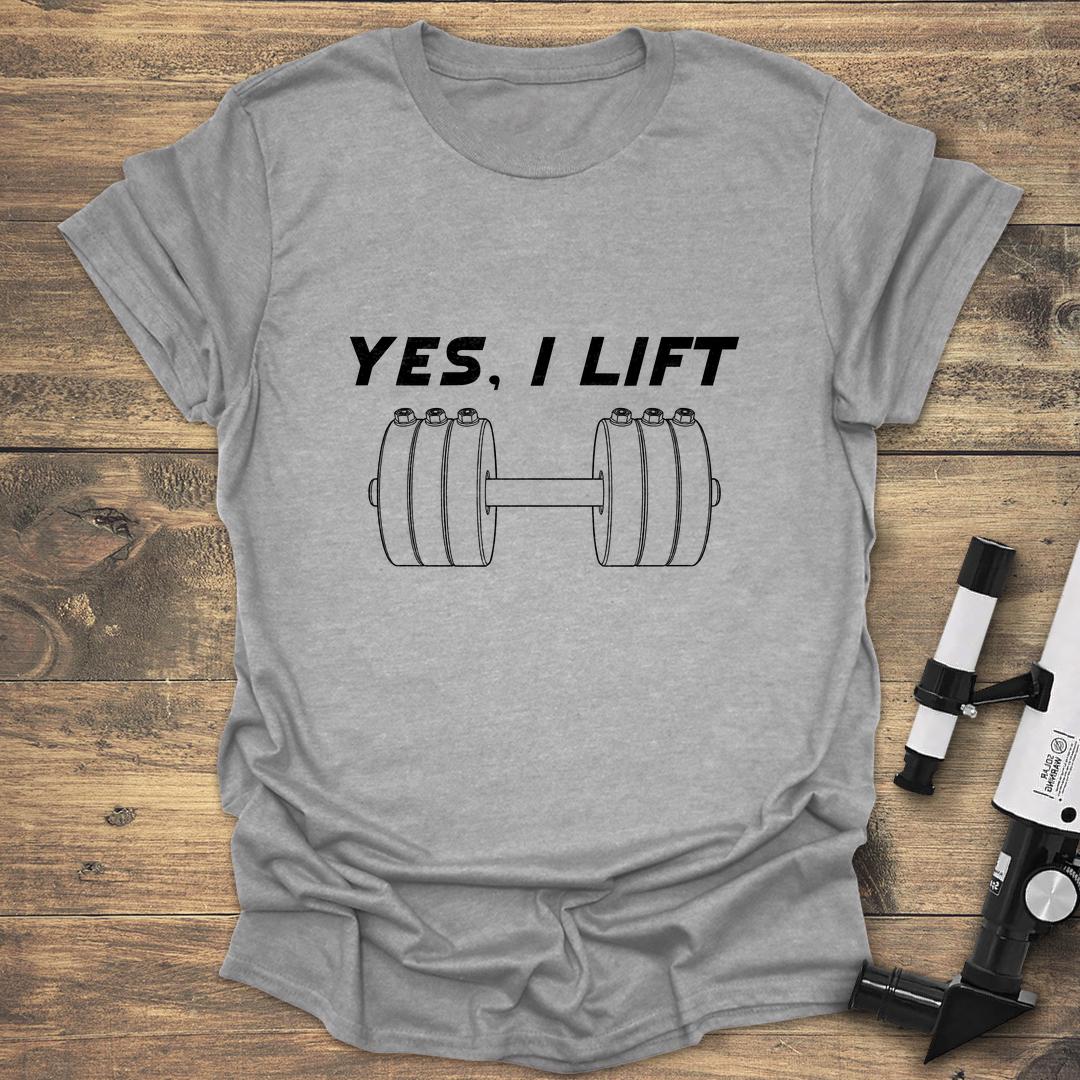 Yes I Lift - Sport Grey T-Shirt