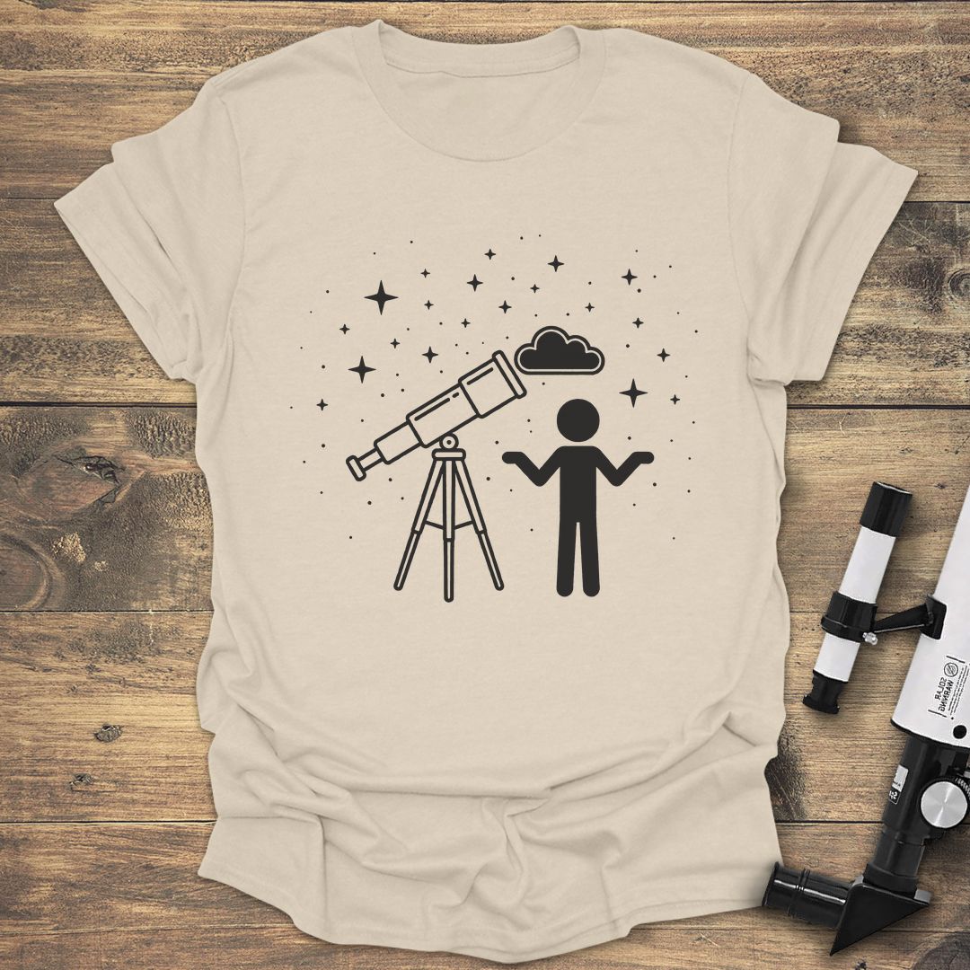 Cloudy Night Shrug - Natural t-shirt