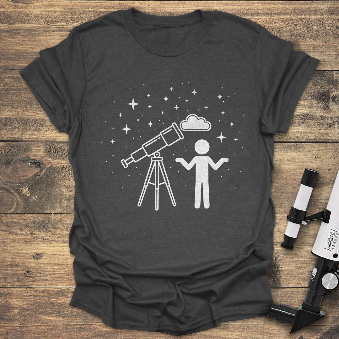 Cloudy Night Shrug - Dark Heather t-shirt
