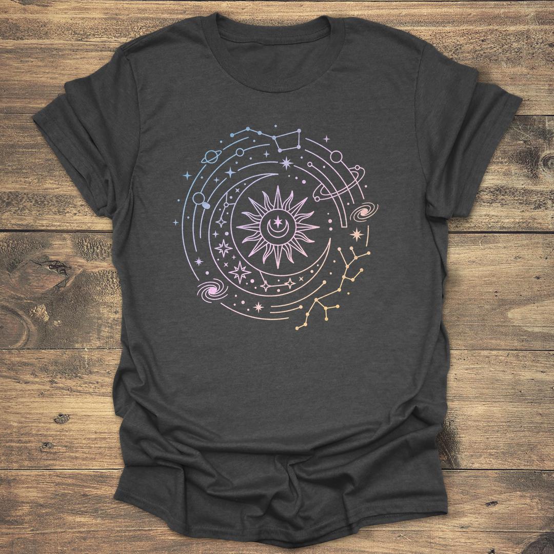 Sunset Gradient - Dark heather T-Shirt