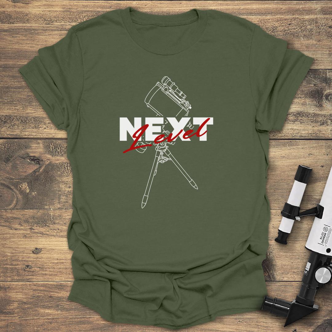 Next Level Astrophotography Rig - Military Green T-Shirt