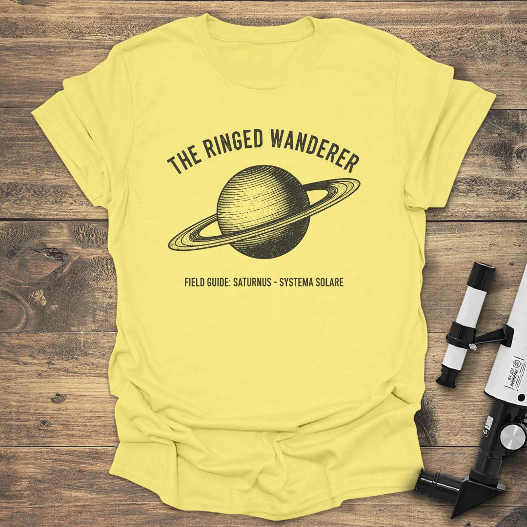 Saturns Ringing Wanderer - Cornsilk T-Shirt