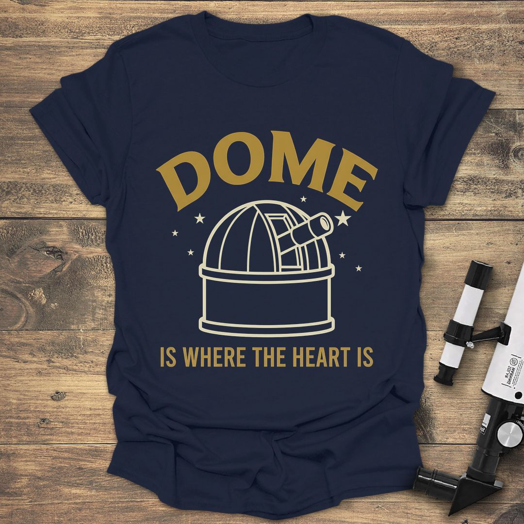 Dome Is Where The Heart - Navy t-shirt