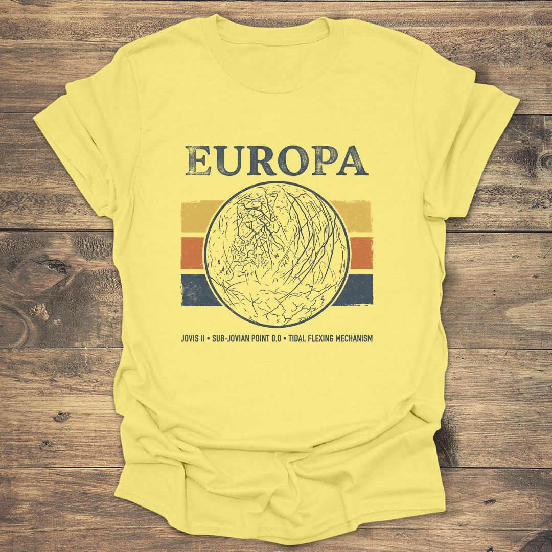 Europa Jovis II Jupiter Moon - Cornsilk T-Shirt