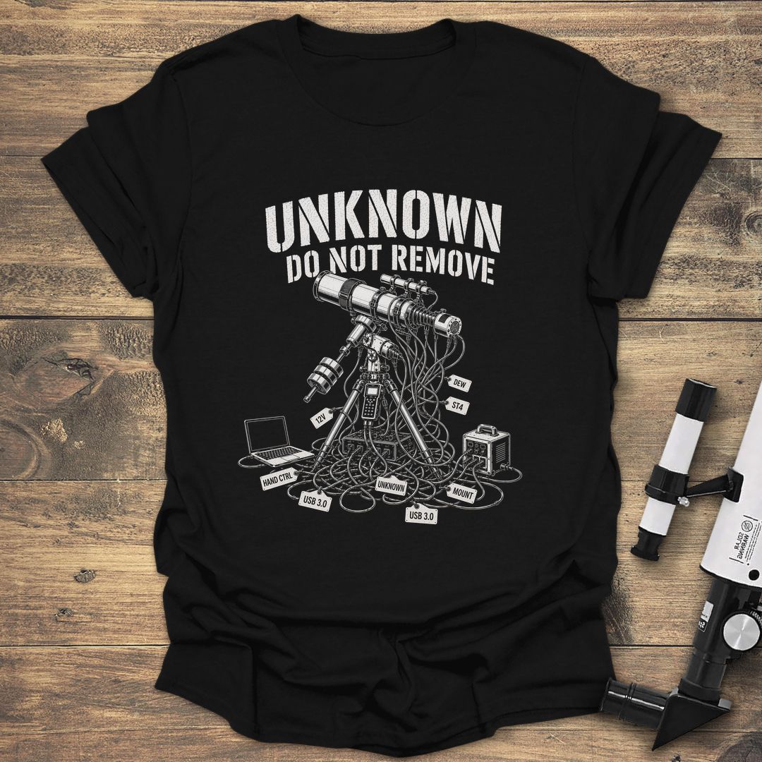 Unknown Do Not Remove - Black t-shirt