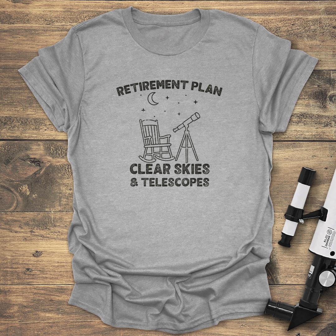 Retirement Plan For Clear Skies - Sport Grey T-Shirt