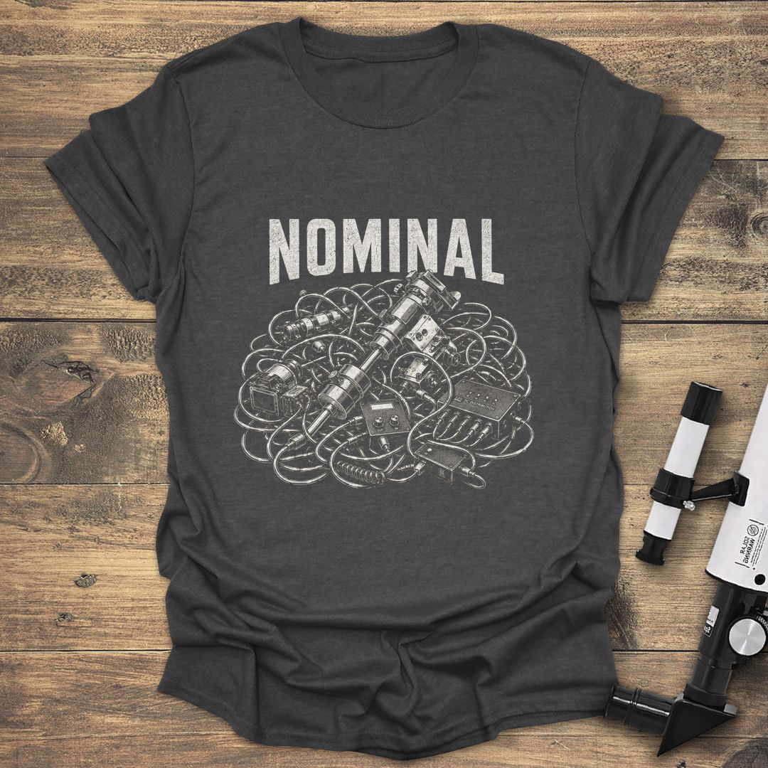 Nominal Cable Chaos - Dark Heather t-shirt