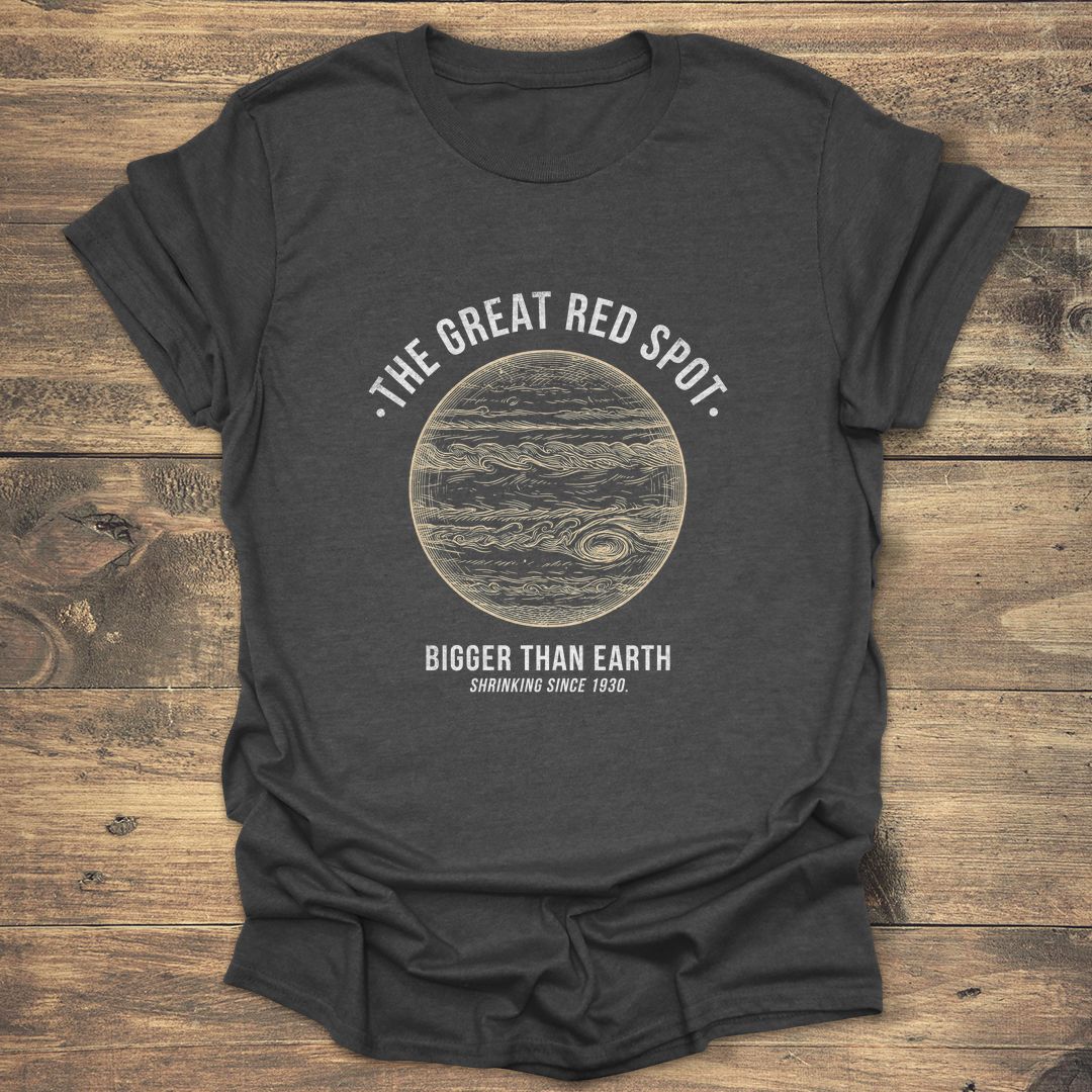 The Great Red Spot Jupiter Vintage - Dark heather T-Shirt