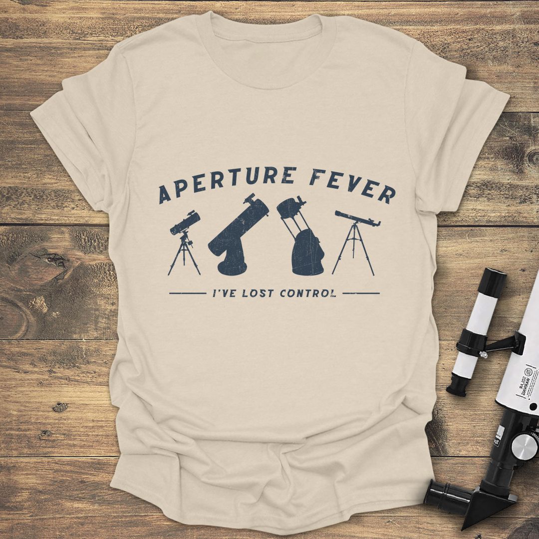 Aperture Fever Lost Control - Natural t-shirt