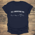Yes I Understand This Einstein Field Equation - Navy T-Shirt
