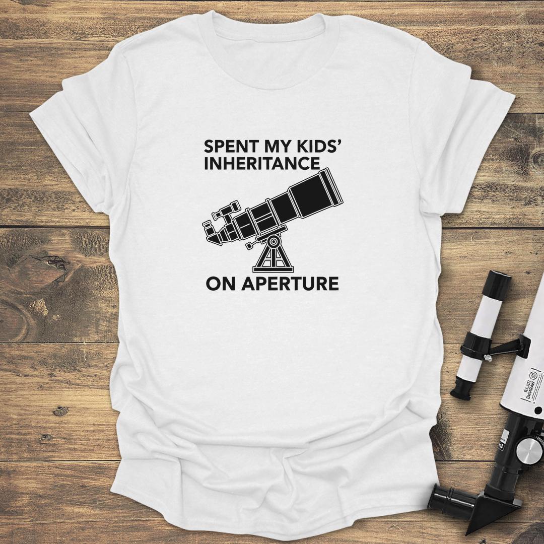 Spent My Kids Inheritance - White T-Shirt