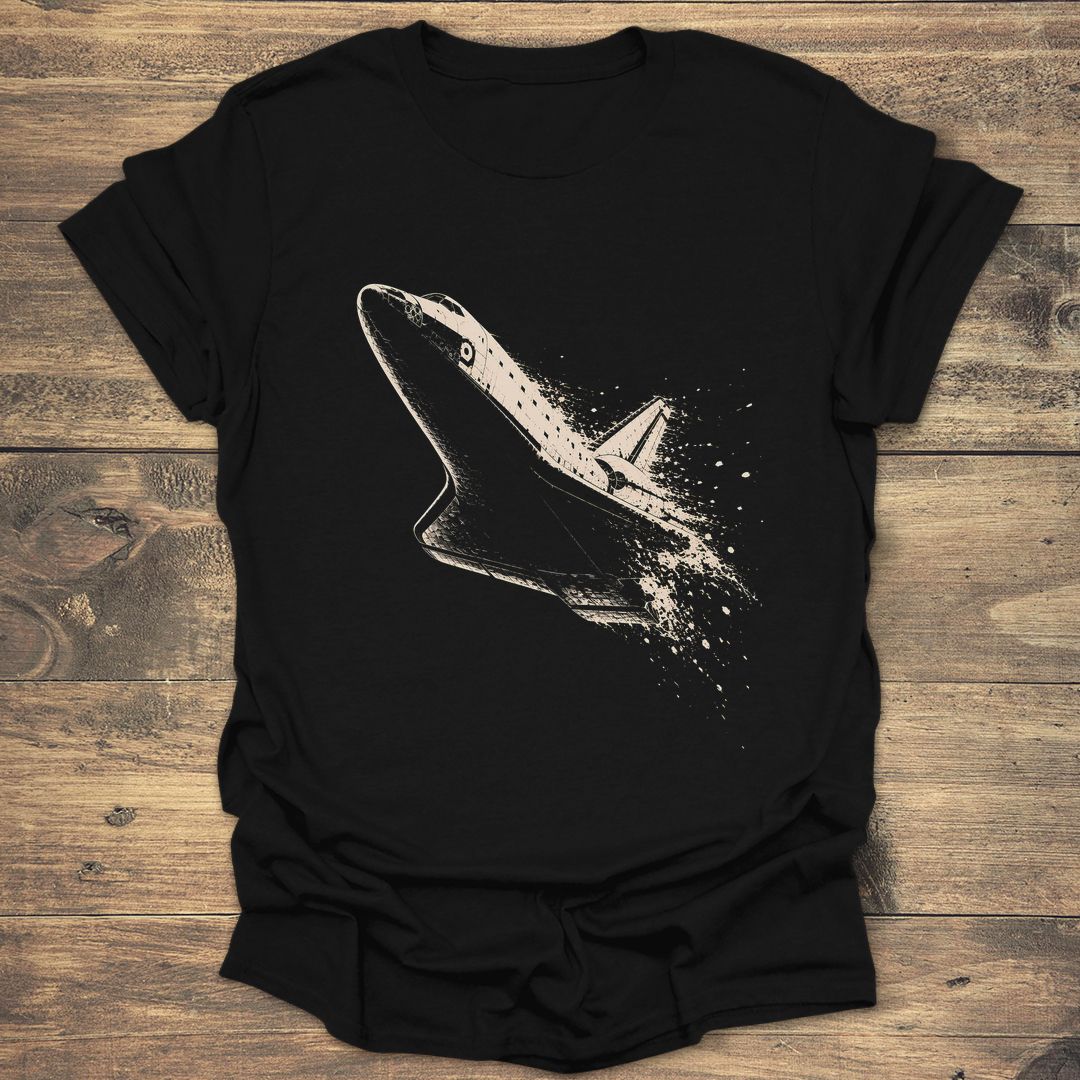 Space Shuttle Dispersion - Black t-shirt