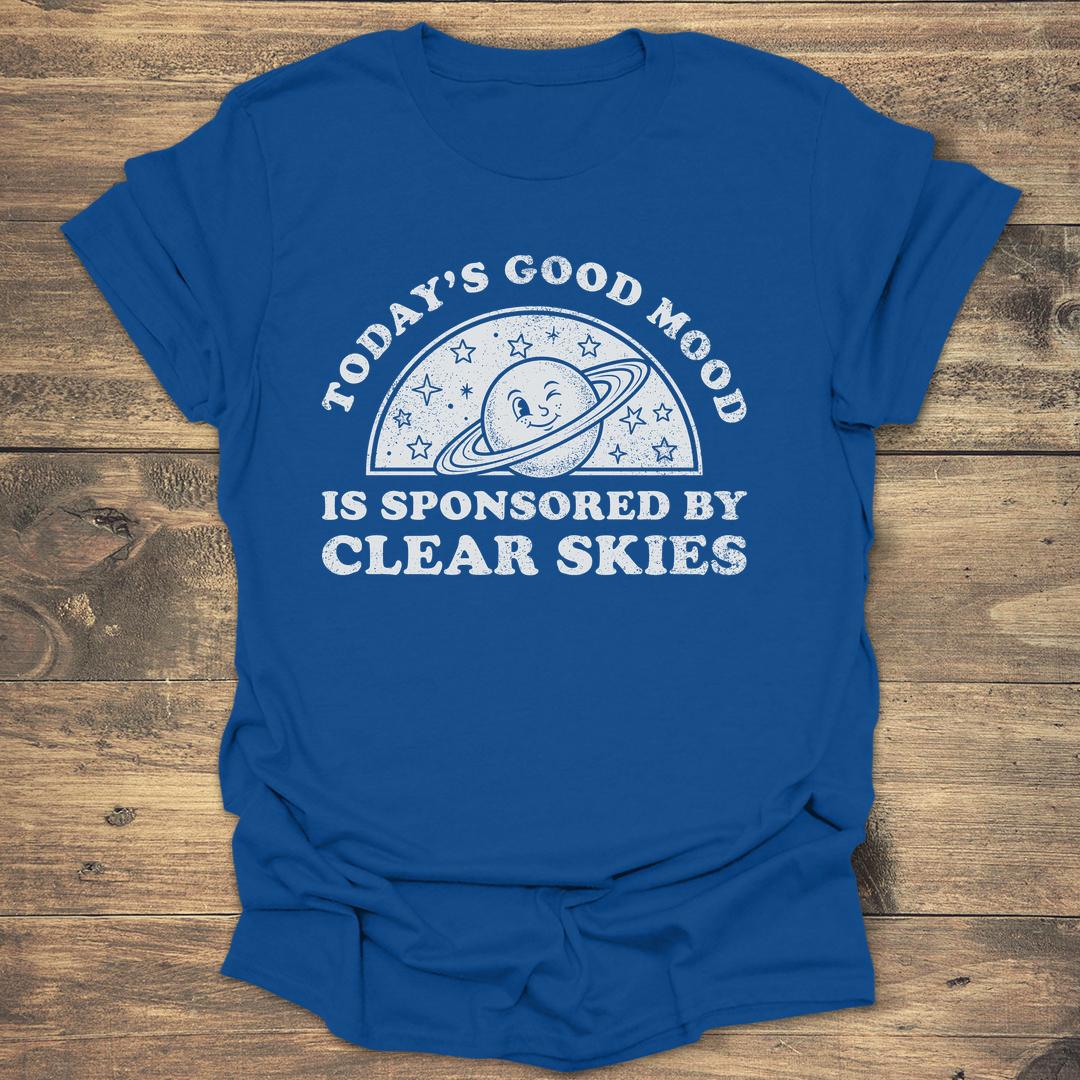 Clear Skies Good Mood - Royal T-Shirt