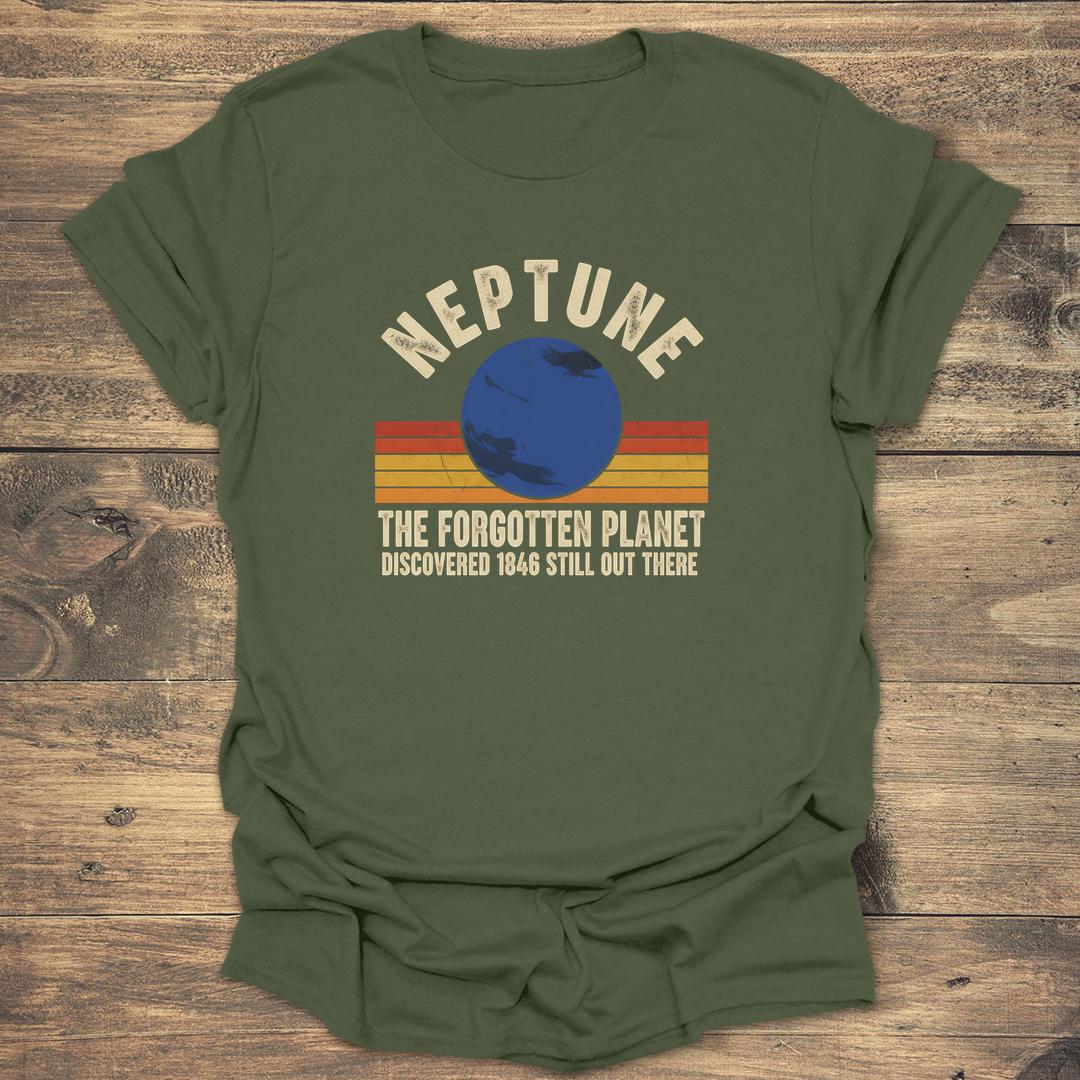Neptune The Forgotten Planet - Military Green T-Shirt