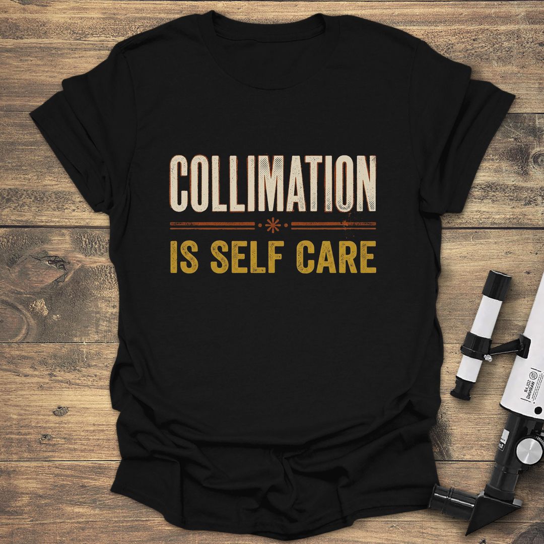 Collimation Is Self Care - Black T-Shirt