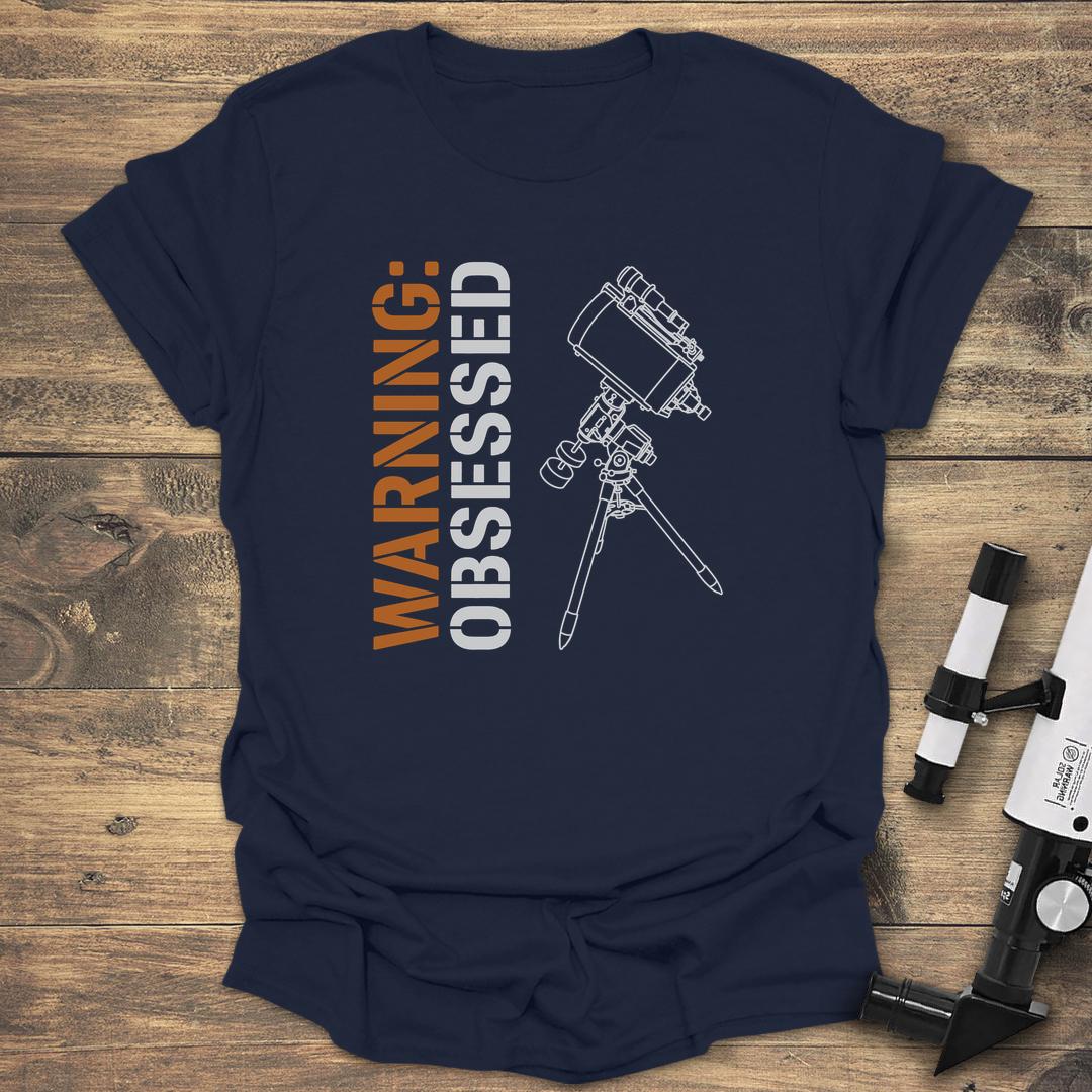 Warning Obsessed - Navy T-Shirt