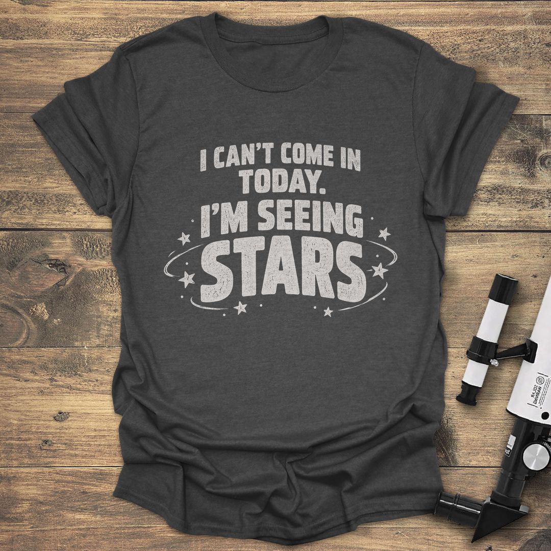 I'm Seeing Stars - Dark Heather t-shirt