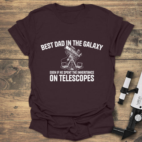 Dad In The Galaxy - Dark Chocolate T-Shirt