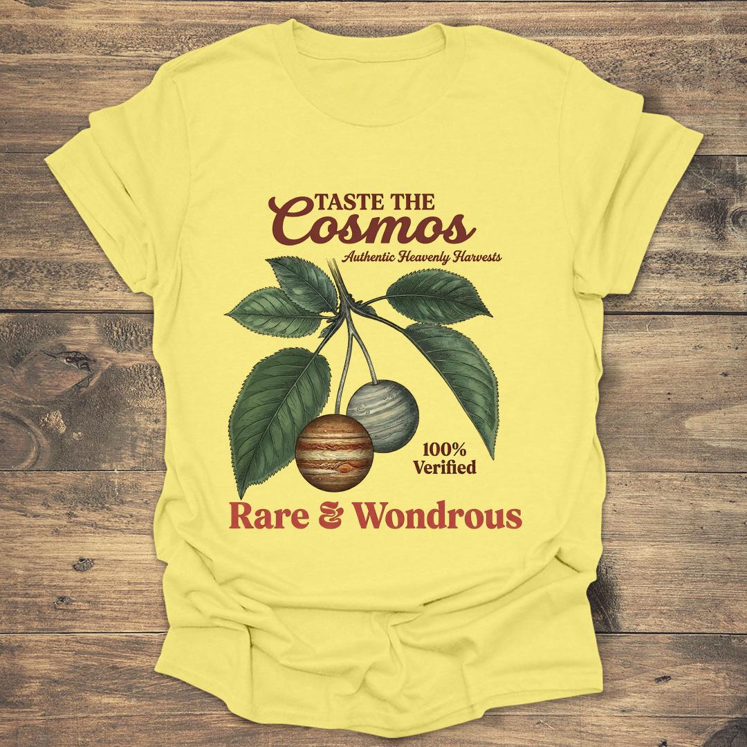 Taste the Cosmos Vintage Botanical - Cornsilk T-Shirt