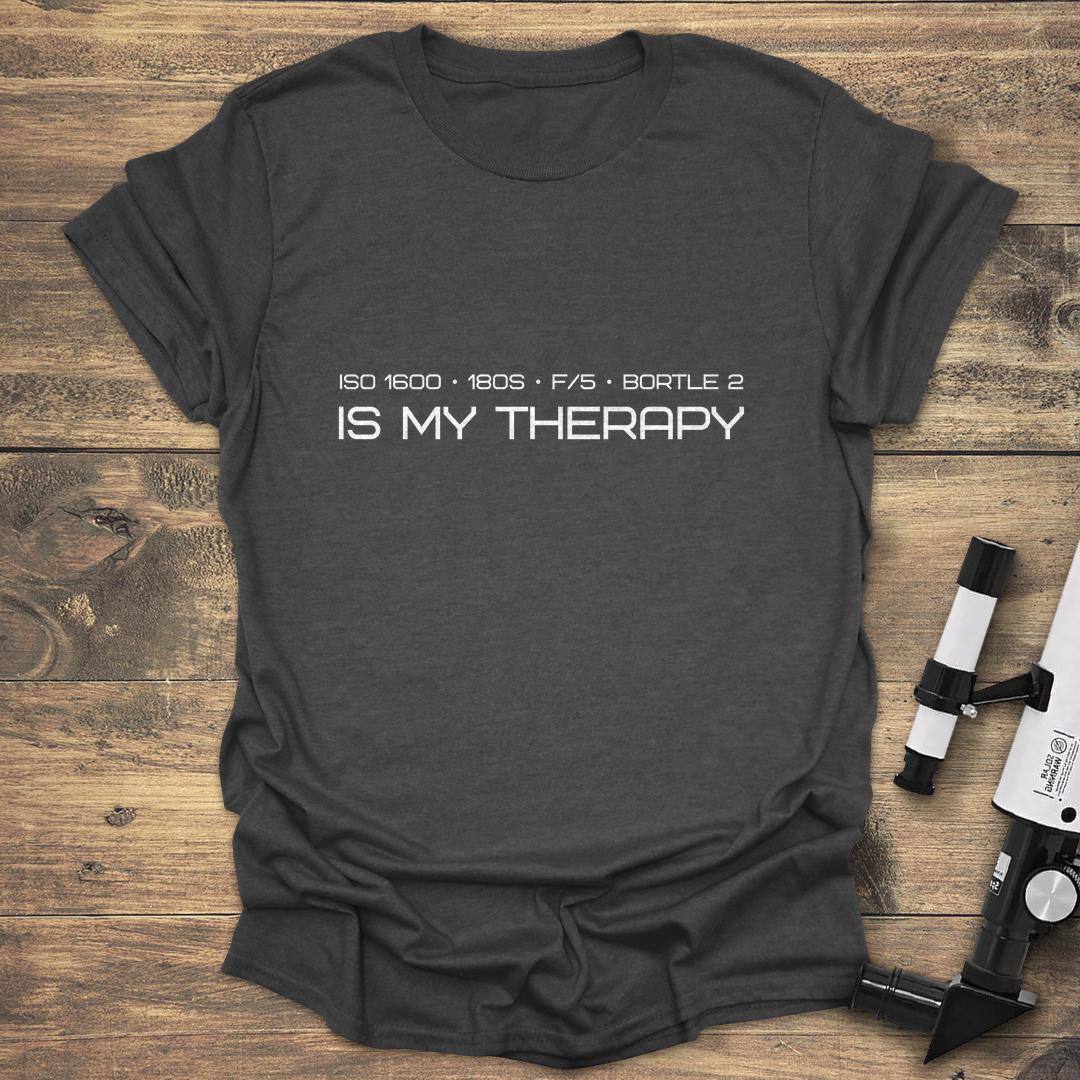 ISO 1600 180s F/5 Bortle 2 Is My Therapy - Dark heather T-Shirt