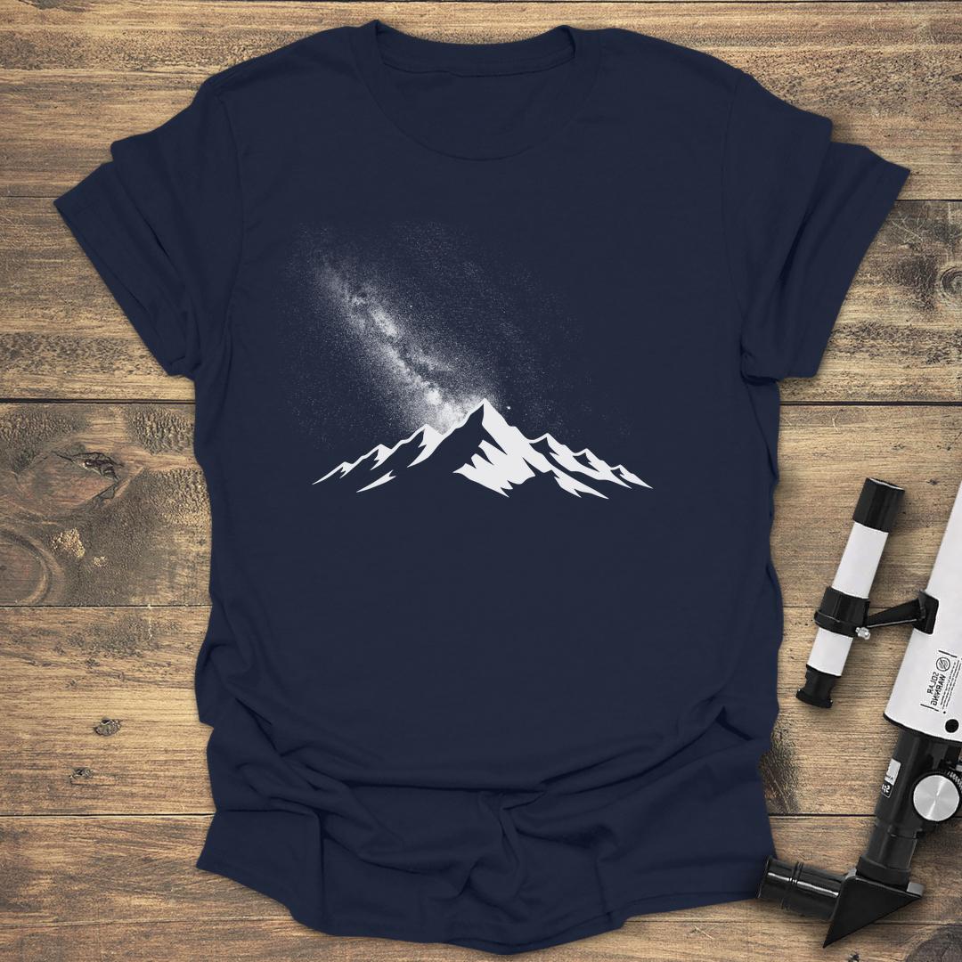 Mountain Milky Way - Navy T-Shirt