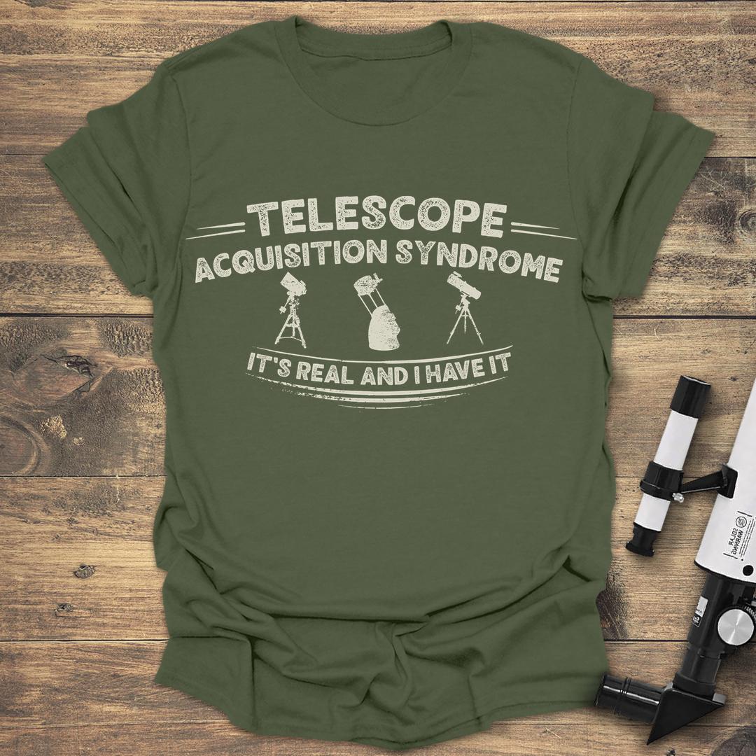 Telescope Acquisition Syndrome - Military Green T-Shirt
