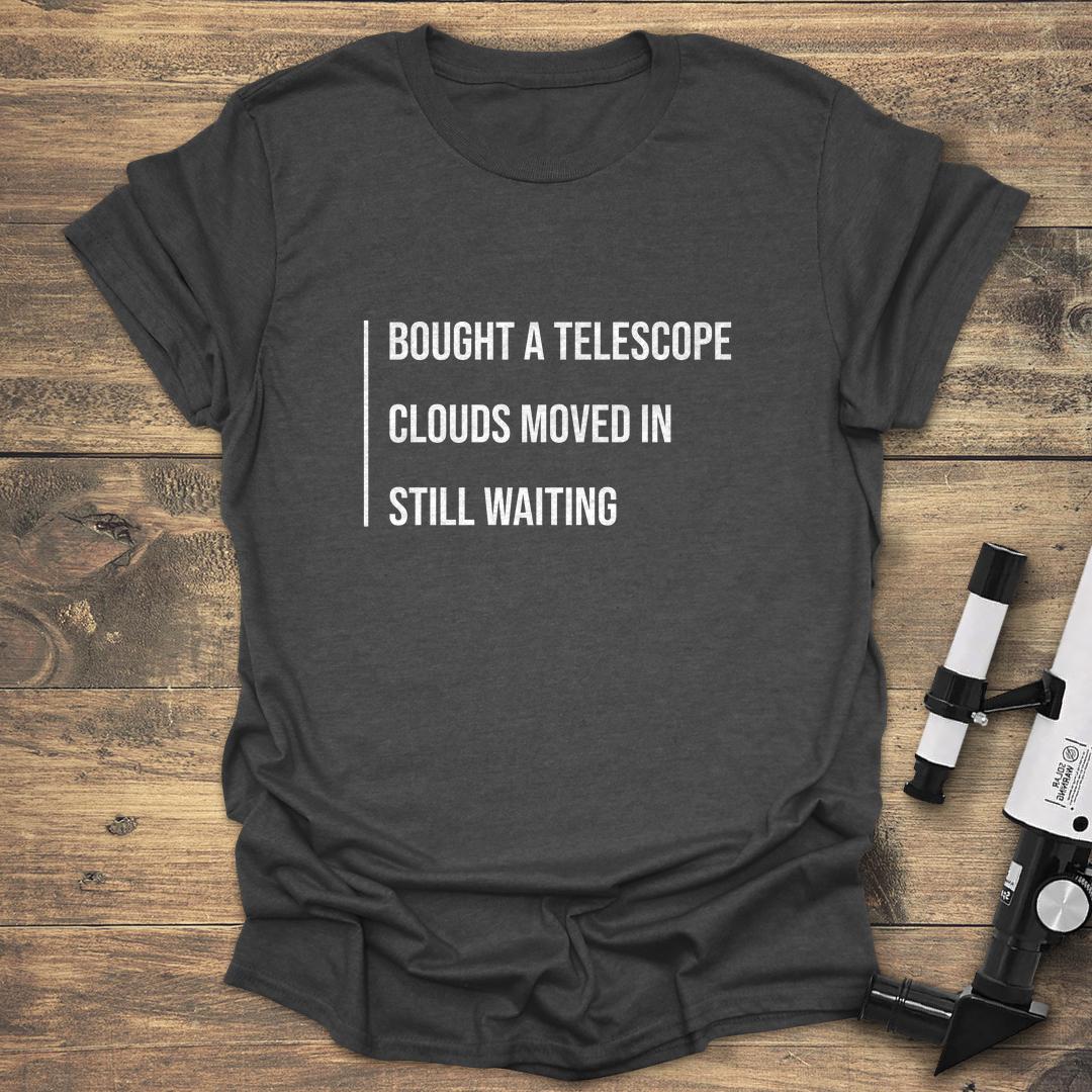 Telescope Waiting List - Dark heather T-Shirt