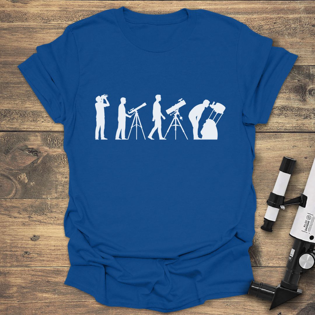 Evolution of an Astronomer - Royal t-shirt