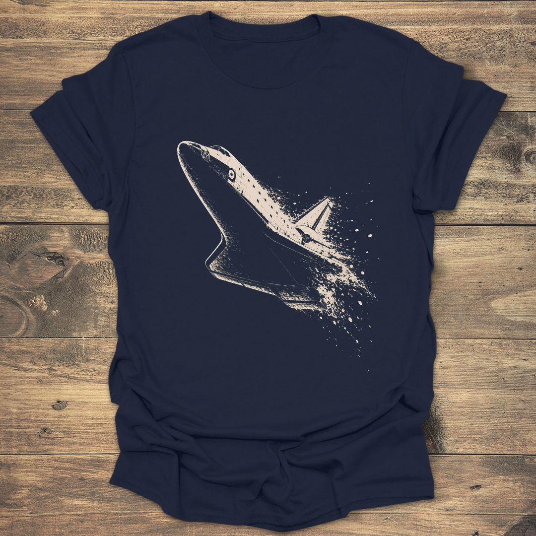 Space Shuttle Dispersion - Navy t-shirt