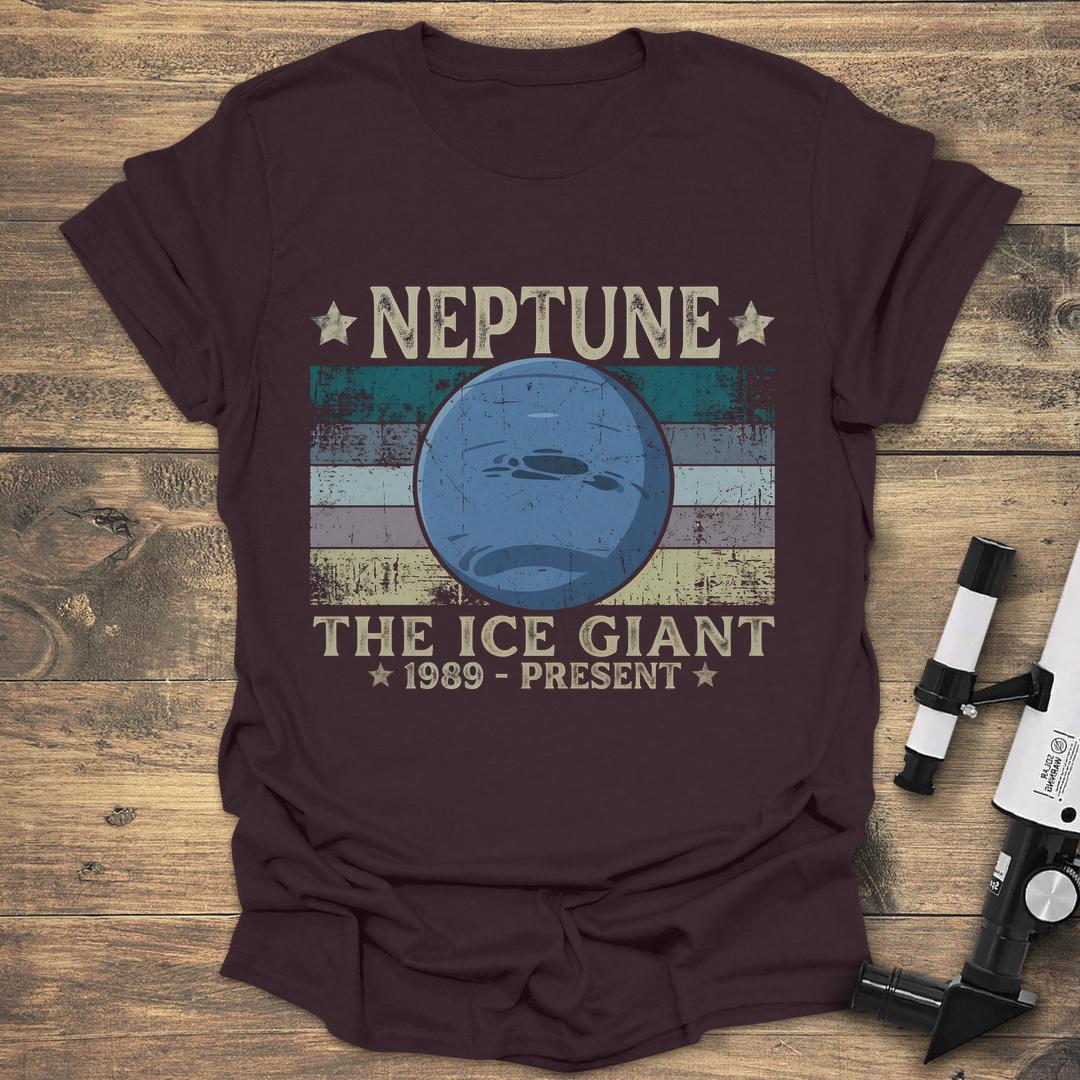 Neptune The Ice Giant - Dark Chocolate T-Shirt