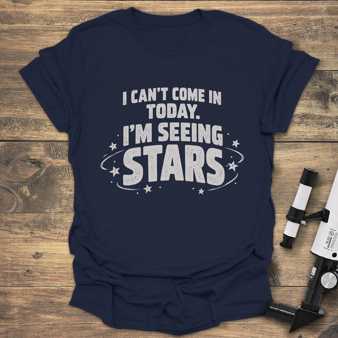 I'm Seeing Stars - Navy t-shirt