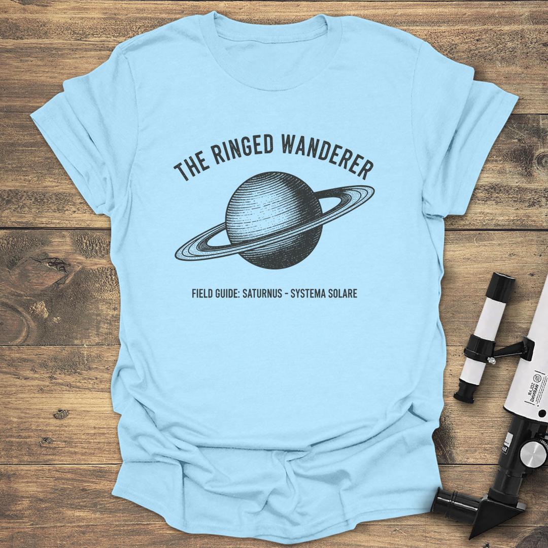 Saturns Ringing Wanderer - Light Blue T-Shirt