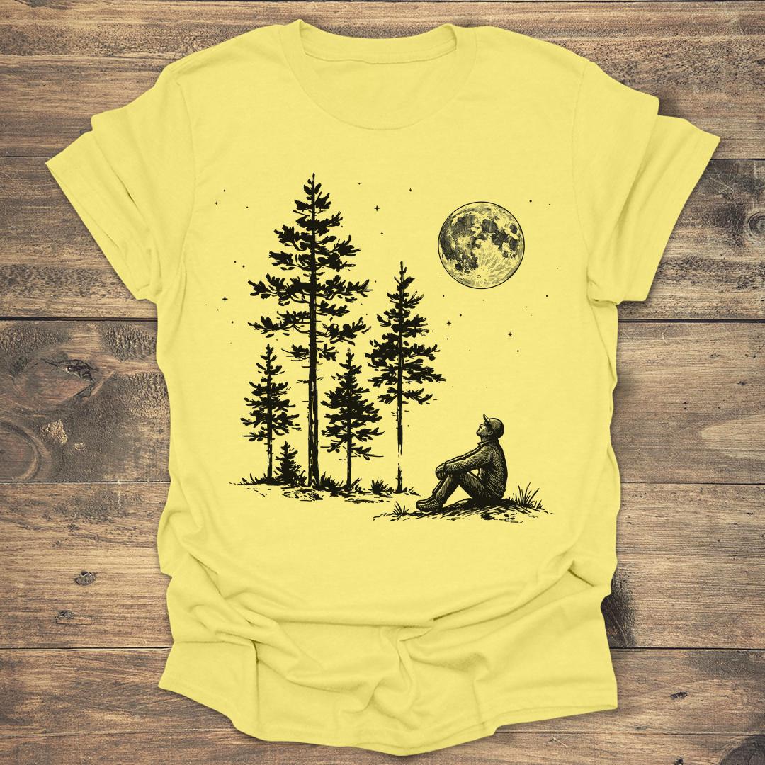 Moonlight Observer - Cornsilk T-Shirt