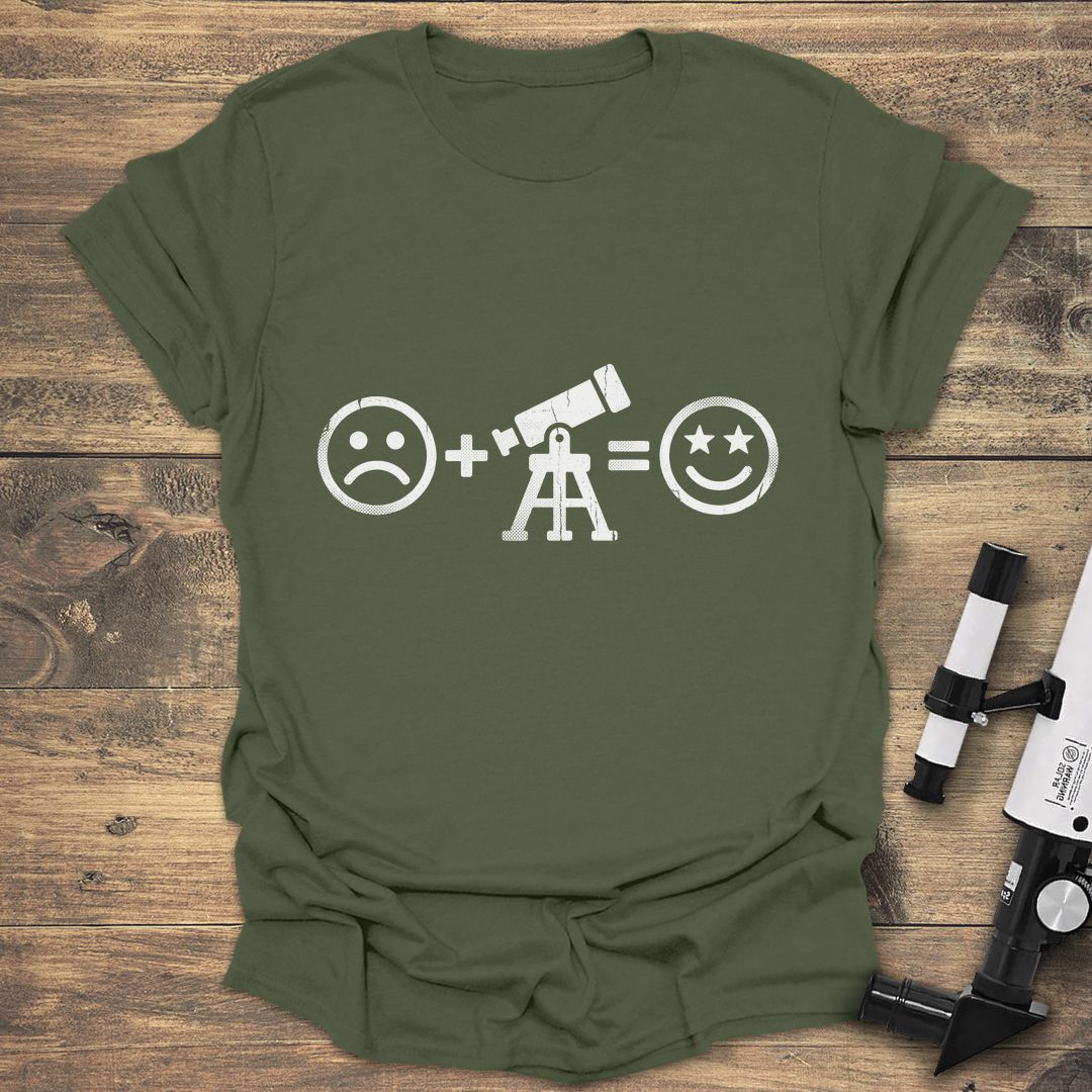 Astronomy Therapy - Military Green t-shirt