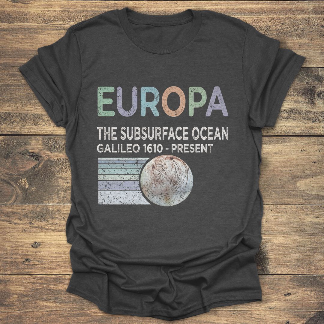 Europa Subsurface Ocean - Dark heather T-Shirt