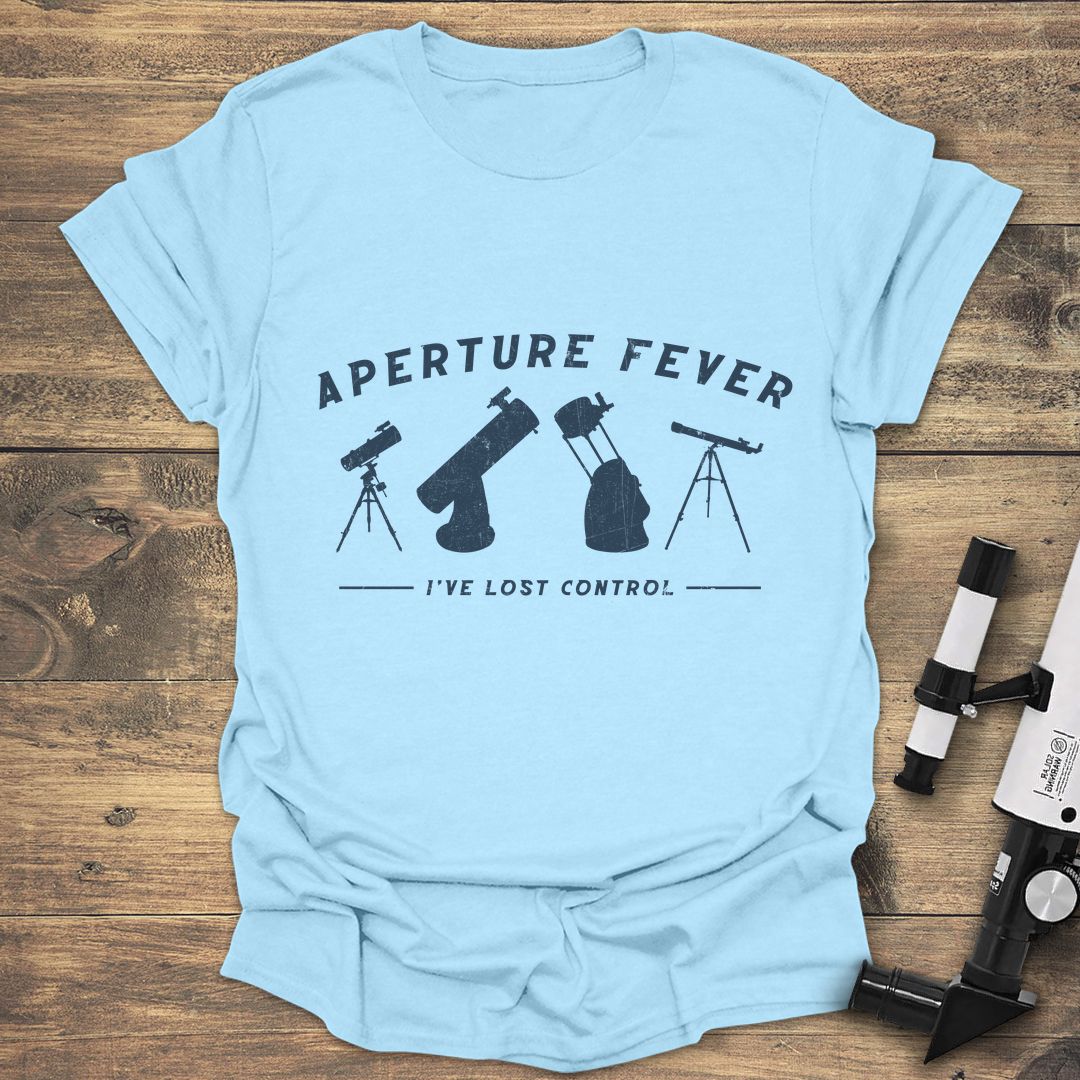 Aperture Fever Lost Control - Light Blue t-shirt