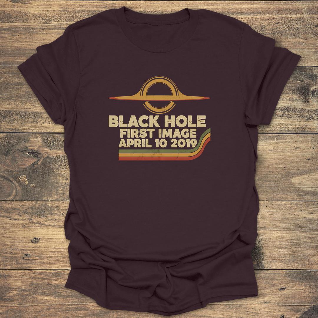 Black Hole First Image - Dark Chocolate T-Shirt