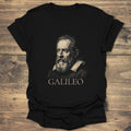 Galileo Galilei Vintage Portrait - Black T-Shirt