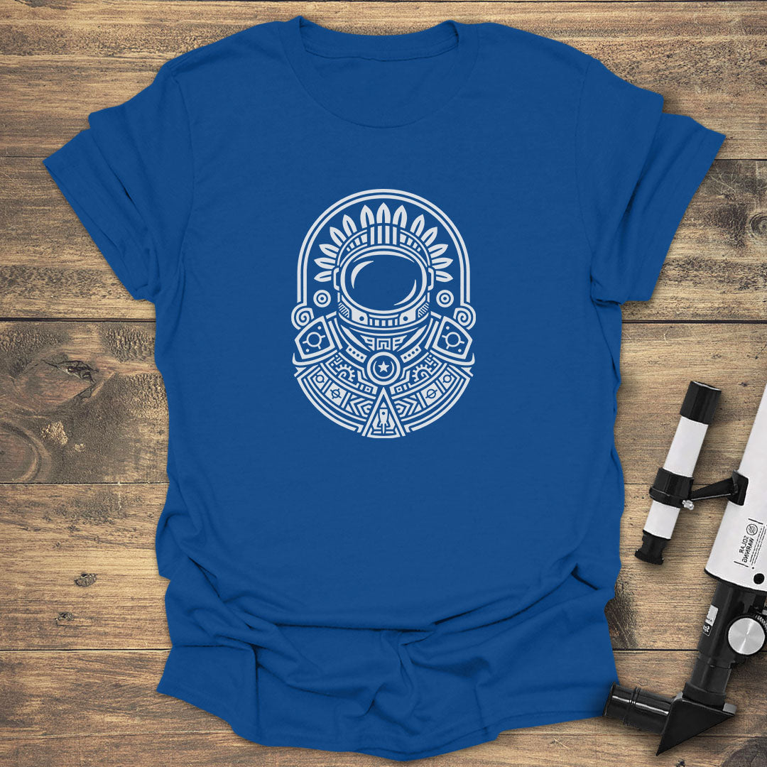 Aaztec astronaut - Royal T-Shirt