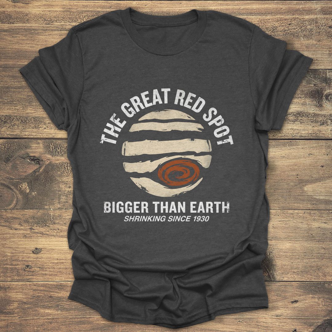 The Great Red Spot - Dark Heather t-shirt