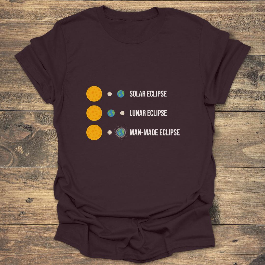 Man-Made Eclipse Starlink - Dark Chocolate T-Shirt