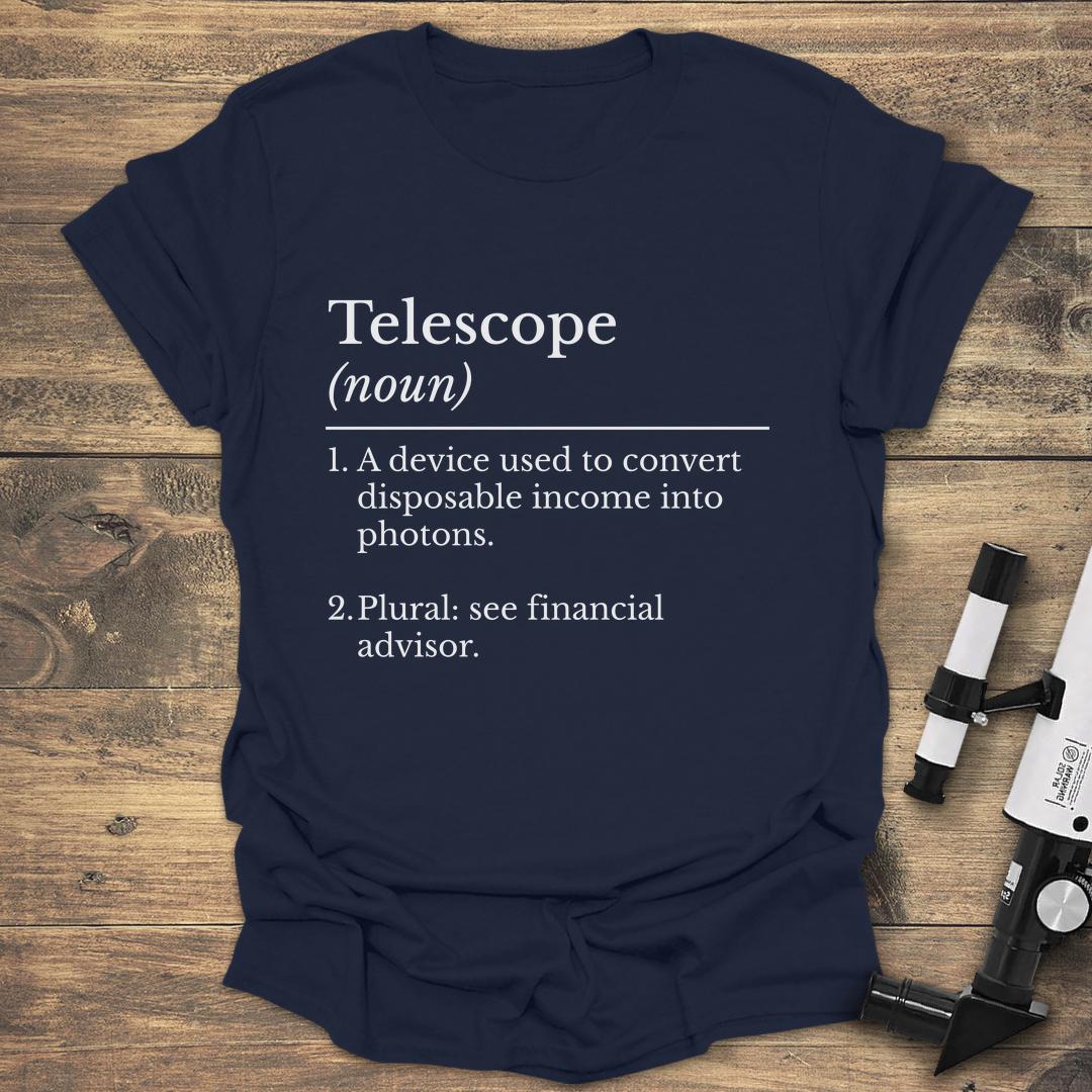 Telescope Definition - Navy T-Shirt