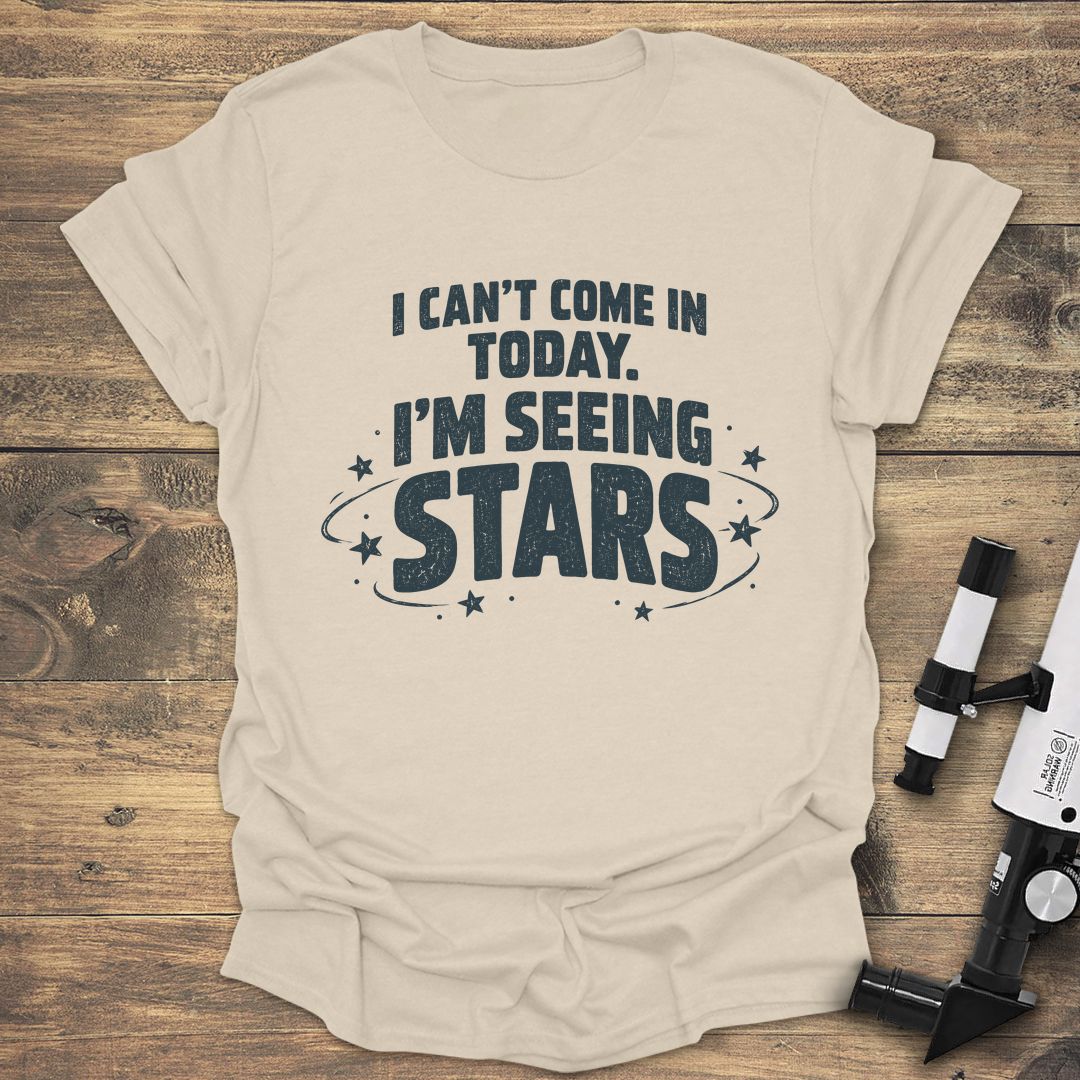 I'm Seeing Stars - Natural t-shirt