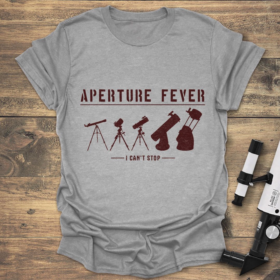Aperture Fever I Can't Stop - Sport Grey t-shirt