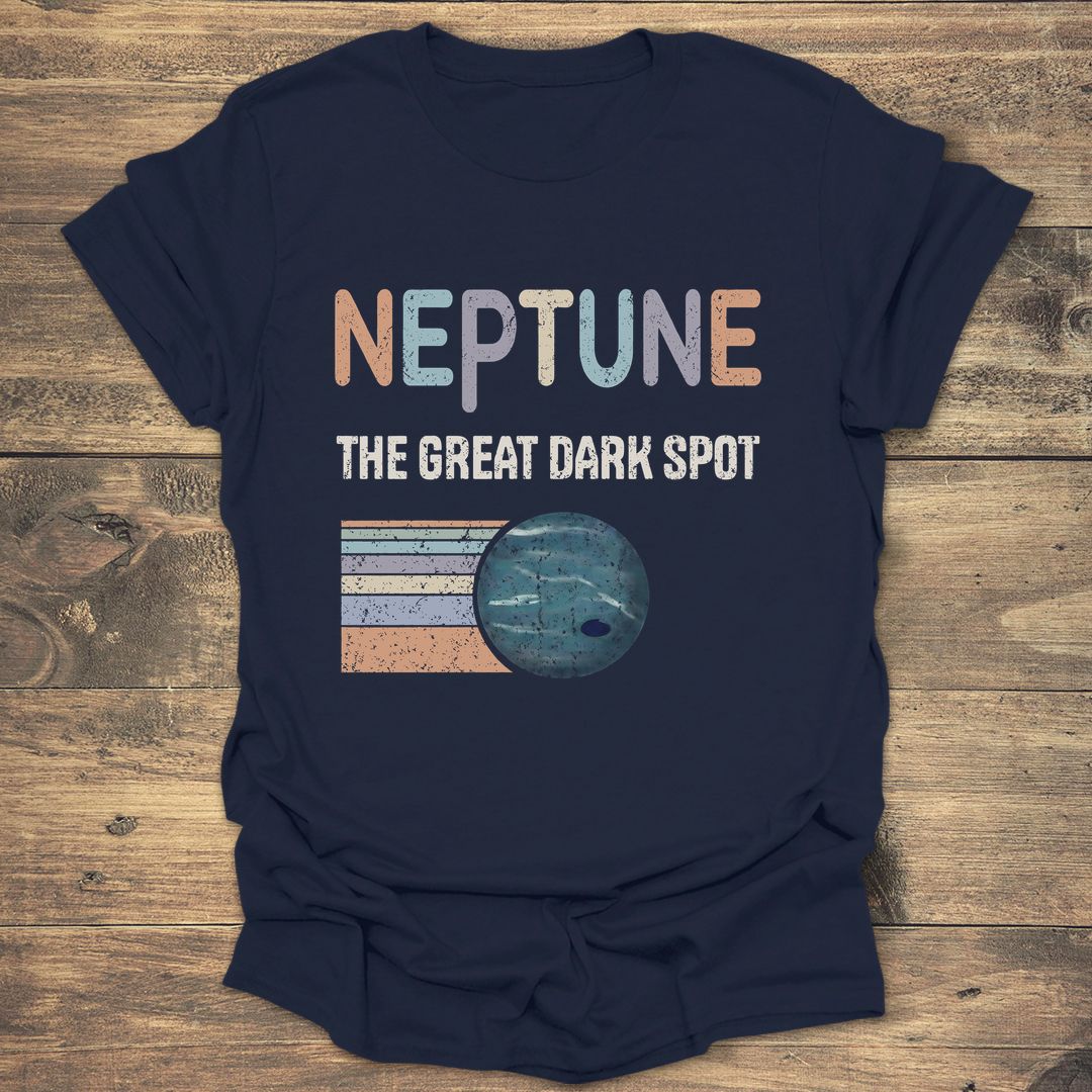 Neptune The Great Dark Spot - Navy T-Shirt